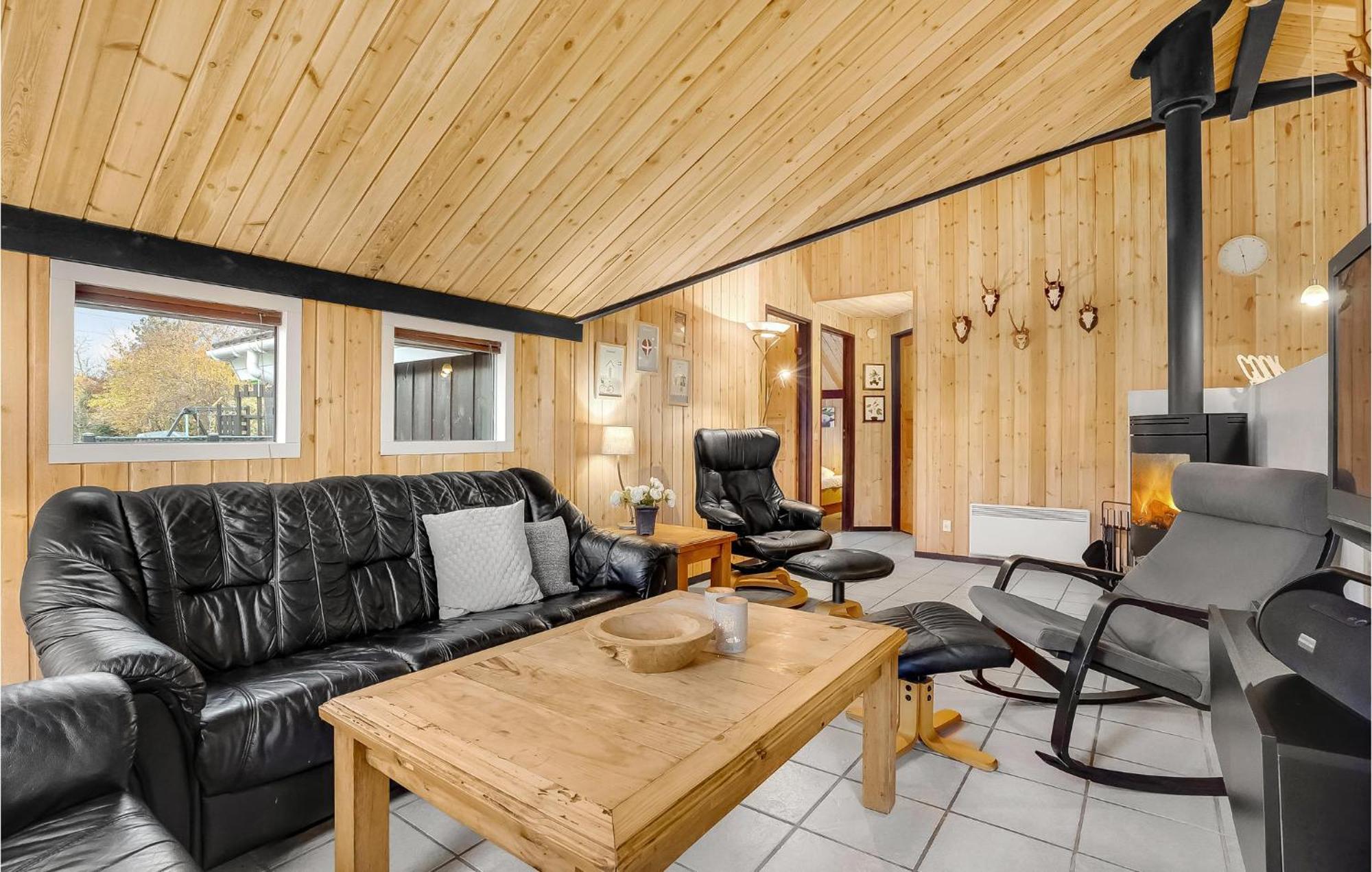 Nice Home In Oksbol With Sauna 외부 사진
