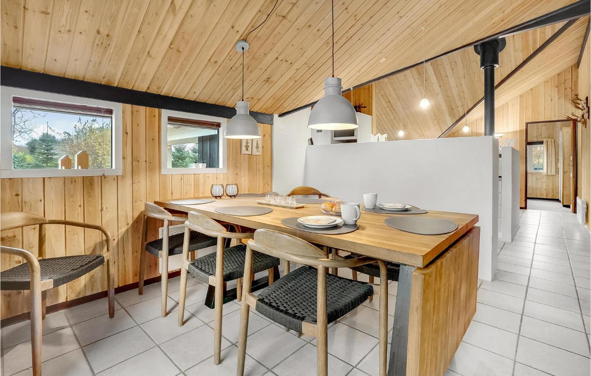 Nice Home In Oksbol With Sauna 외부 사진