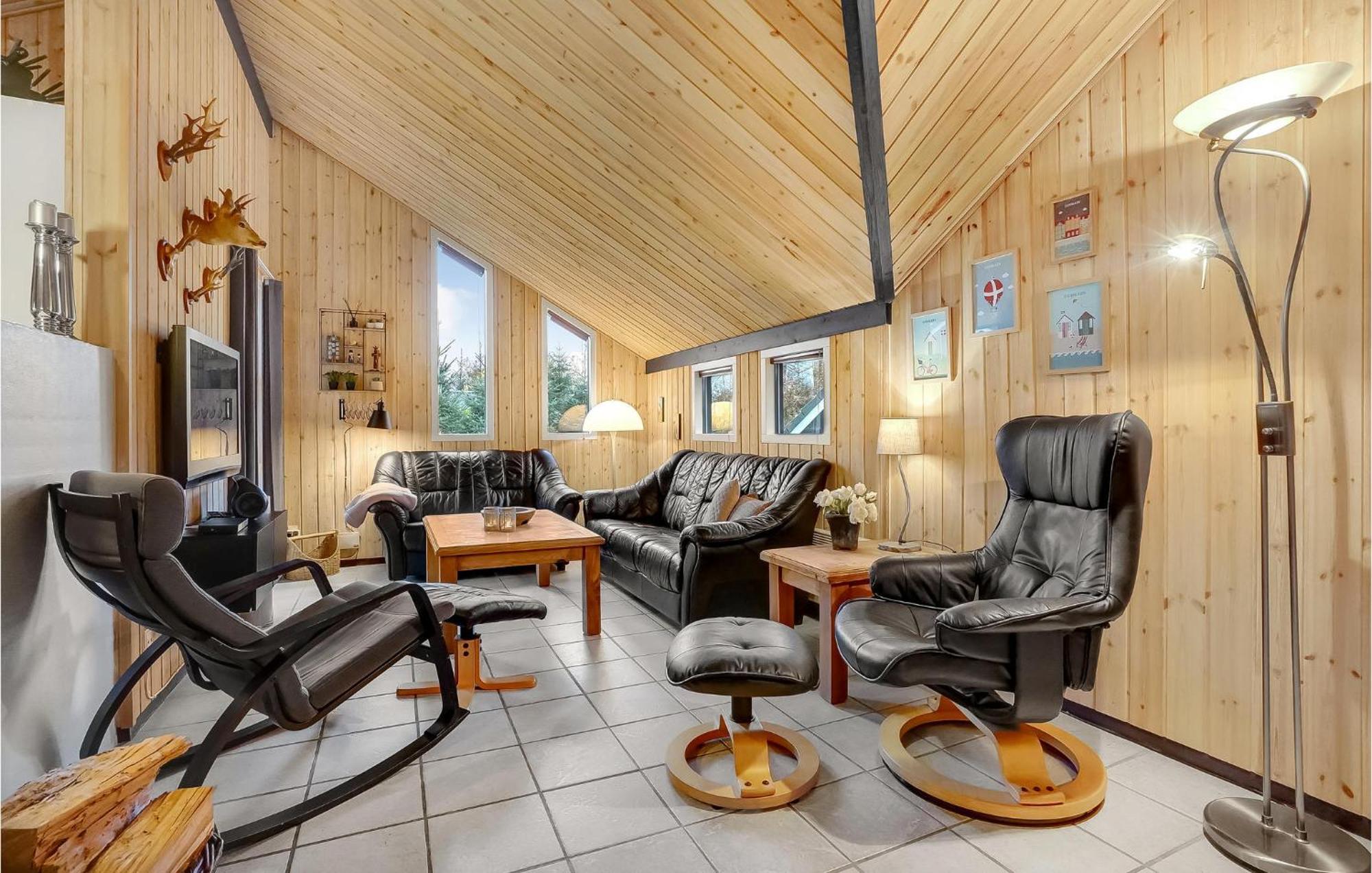Nice Home In Oksbol With Sauna 외부 사진