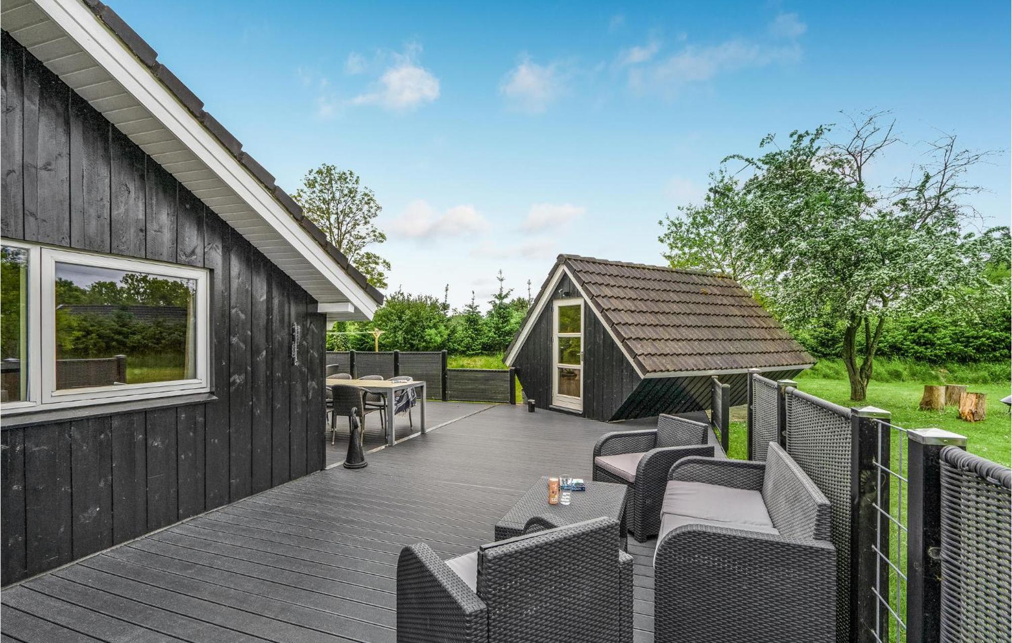 Nice Home In Oksbol With Sauna 외부 사진